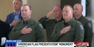"American Flag Presentation" Monument