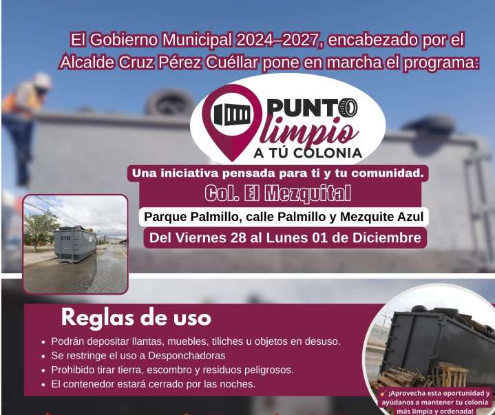 Instalan cuatro nuevos puntos limpios en distintos sectores de la ciudad