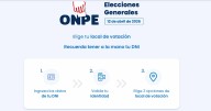 ONPE habilita plataforma para elegir local de votación con miras a las Elecciones Generales 2026