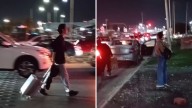 ‘Nunca había vivido esto’: Taxista capta caos y personas caminando al Aeropuerto de Monterrey