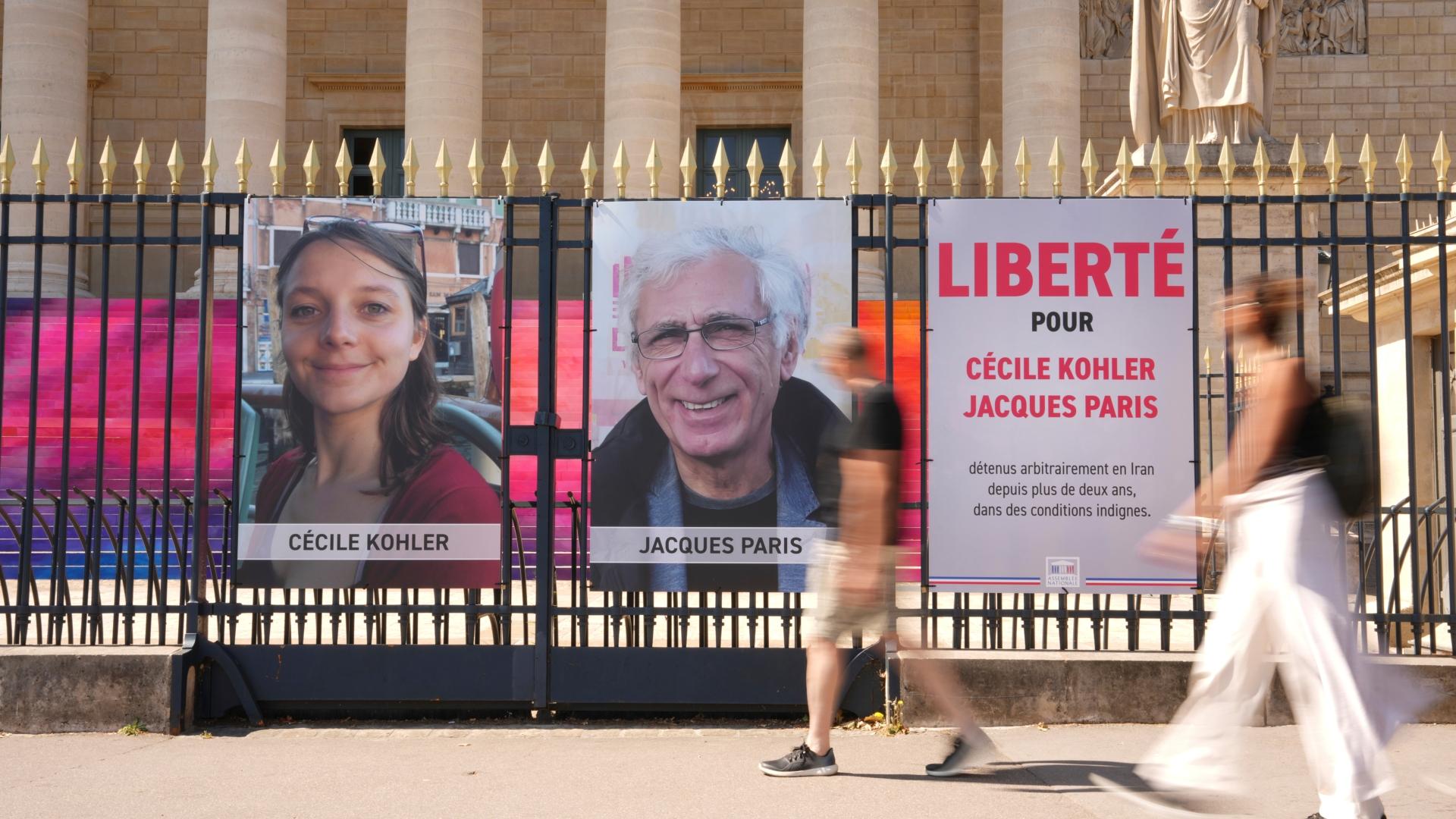 2 French nationals released from an Iranian prison after over 3 years in detention, says Macron