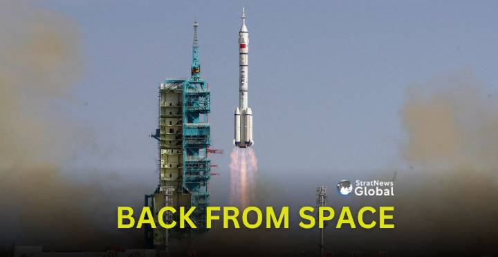 Chinese Astronauts Land Safely After Debris