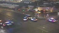 Las Vegas police officer injured while stopping possible kidnapping suspect