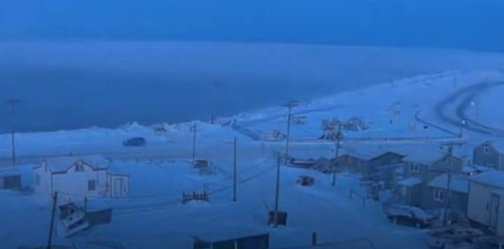 Así comenzó la noche polar en Barrow, la ciudad donde no saldrá el Sol durante meses