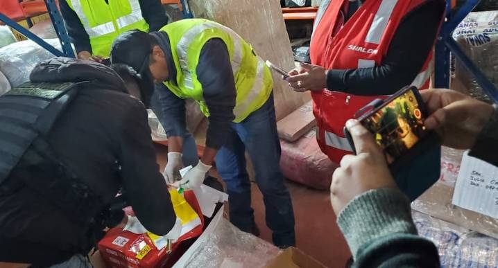 Puno: Decomisan droga en los almacenes de la empresa de transporte de carga