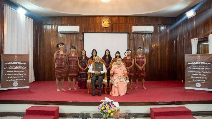 Mizoram Governor leads celebration of 11 states’ foundation days at Raj Bhavan under ‘Ek Bharat Shreshtha Bharat’