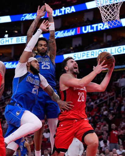 Thompson anota 27 puntos y lidera a los Rockets a su cuarta victoria seguida, 110