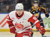 Why Soo Greyhounds’ Noah Laus is playing beyond his years despite U17 snub