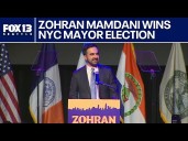 Zohran Mamdani wins NYC mayor election