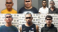Detienen a siete hombres por narcomenudeo, robo y daño a propiedad en Apodaca, Nuevo León