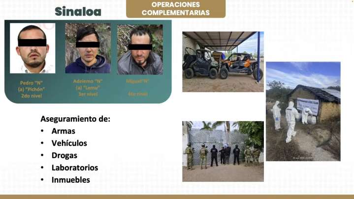Sinaloa: Semar captura a 2 de facción del Chapo Isidro y abate al Pichón