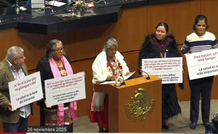 Dan voz en Senado a indígena ngiwa en su lengua originaria