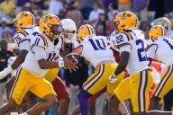 LSU gets first win under interim coach Frank Wilson against Arkansas, 23