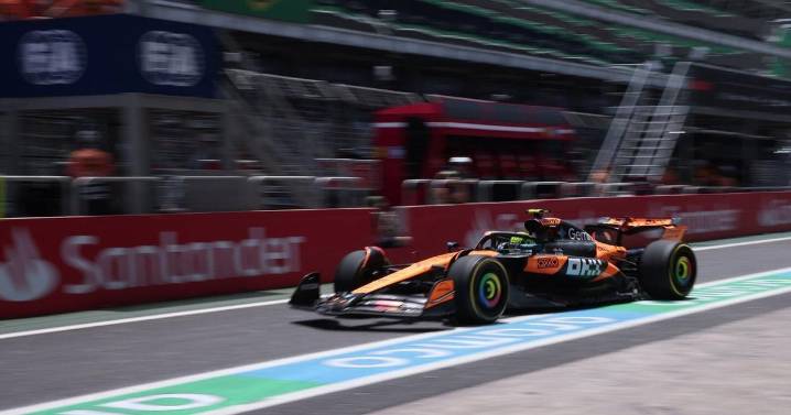Norris edges Piastri in first practice at Brazilian GP