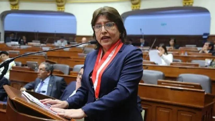 Delia Espinoza pide intervenir a la Defensoría del Pueblo tras informe de la Comisión Permanente que recomienda su inhabilitación
