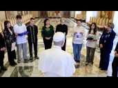 Ukrainian children meet the pope to share accounts of forced displacement to Russia