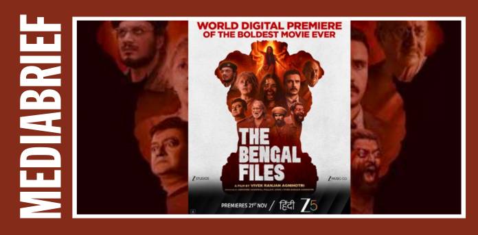 Vivek Agnihotri’s The Bengal Files to premiere on ZEE5 on November 21