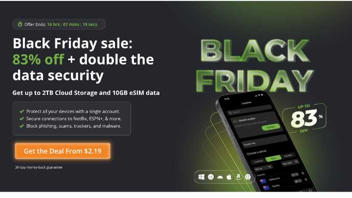 Secure your data for just $0.07 a day thanks to this IPVanish early Black Friday deal