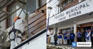 Puerto Montt recupera su joya cultural: Chile Pinta renueva la fachada del Teatro Diego Rivera