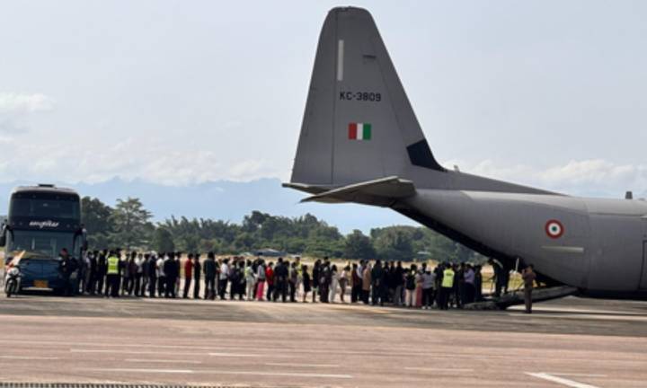 270 Indian nationals repatriated from Thailand by IAF flights in coordinated effort