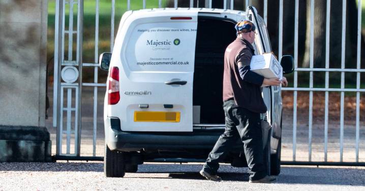 Andrew has six £35 bottle of champagne delivered to Royal Lodge