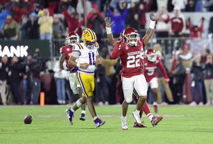 Oklahoma escapes LSU, nears likely Playoff bid as Tigers await Lane Kiffin decision