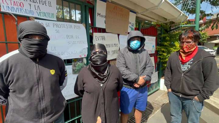 Paristas de Humanidades-UV denuncian incumplimiento de acuerdos y acoso