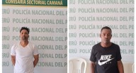 Policías capturan a sospechosos de extorsionar en la provincia de Camaná