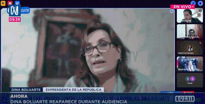 Dina Boluarte recibe llamado de atención de juez durante audiencia por caso Cirugías