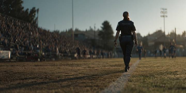 Un futbolista agredió a una mujer policía durante un partido y ahora deberá indemnizarla