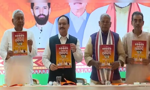 Bihar Elections 2025: NDA releases 'Sankalp Patra' in Patna; promises 1 crore jobs