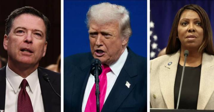 Federal judge tosses charges against James Comey and Letitia James