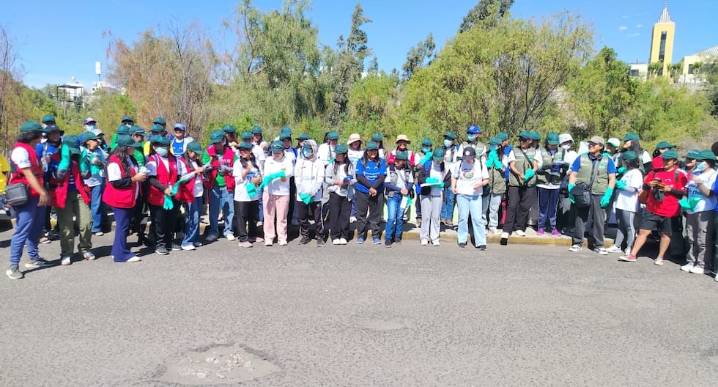 Más de 100 voluntarios en jornada de limpieza del río Chili en Arequipa