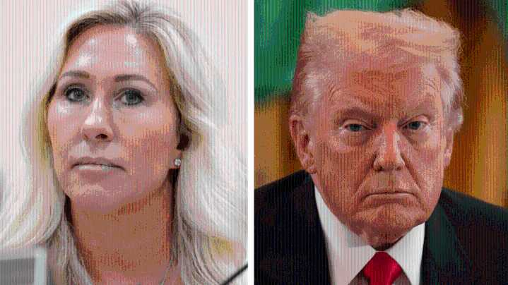 President Trump pulls support for Rep. Marjorie Taylor Greene amid GOP feud