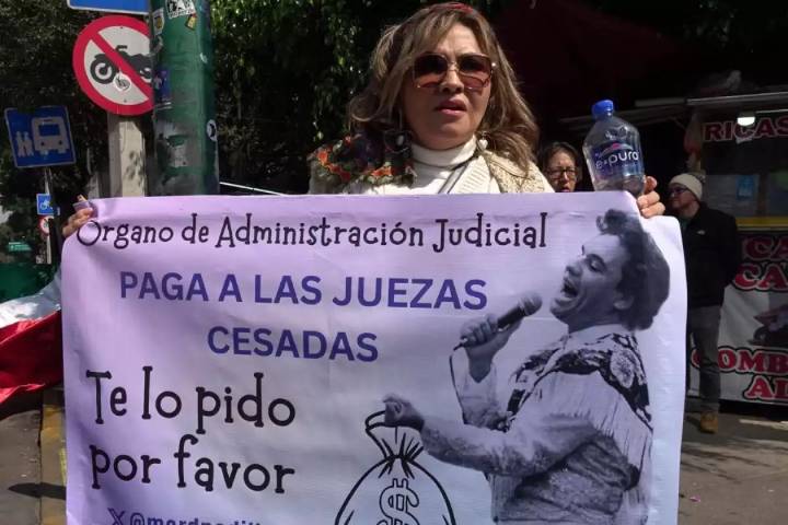 Exmagistrados protestan en CDMX: exigen indemnizaciones y denuncian riesgo de perder pensiones tras reforma judicial