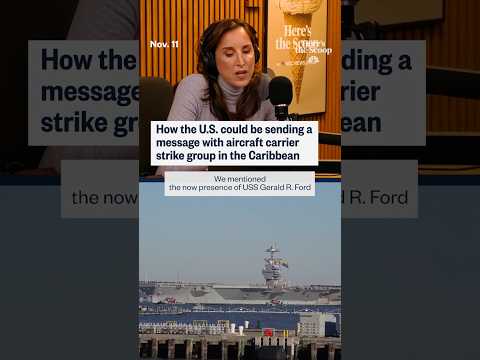 How the U.S. could be sending a message with aircraft carrier strike group in the Caribbean