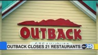 Outback Steakhouse closes 21 restaurants