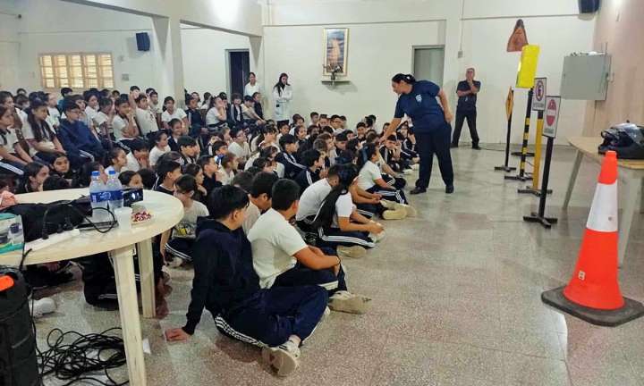 Prosiguen los encuentros de educación vial en las escuelas de la segunda ciudad