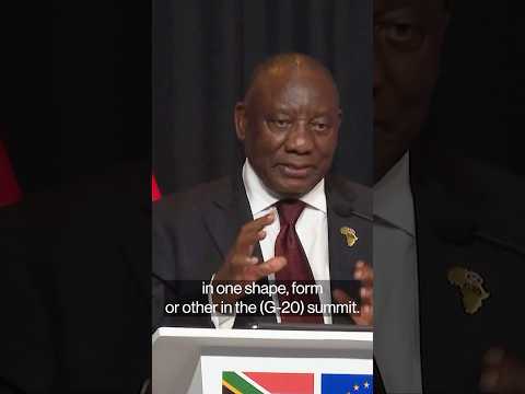 South Africa's Ramaphosa Says US Changed Mind on G