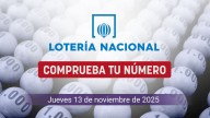 Lotería Nacional: comprobar resultado y número premiado hoy, jueves 13 de noviembre de 2025