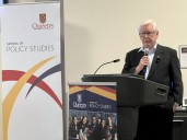 Former UN Ambassador Bob Rae speaks of hope at Queen's University