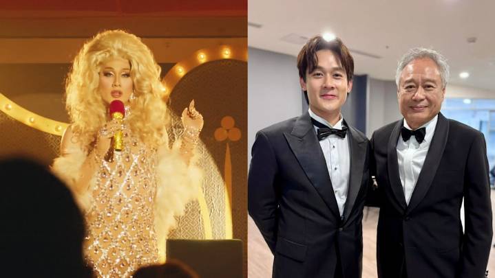 Richie Koh didn't win Golden Horse trophy but scored photo with Lee Ang