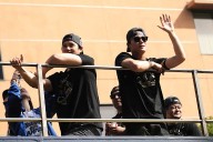 Dodgers celebrate historic back-to-back World Series titles with downtown parade