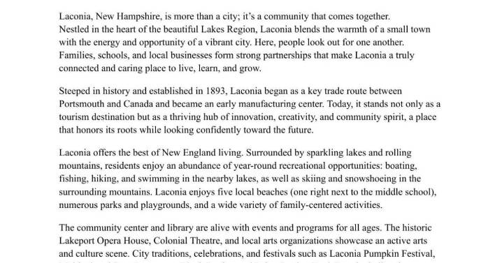 Laconia superintendent job posted, application deadline Jan. 9