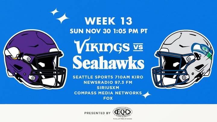 Seahawks vs Vikings: How To Watch, Listen And Follow Week 13 On Sunday, November 30