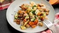 Savory sweet potato dish is healthful alternative to rich potluck fare