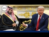 Trump defends Saudi crown prince at White House over journalist’s killing