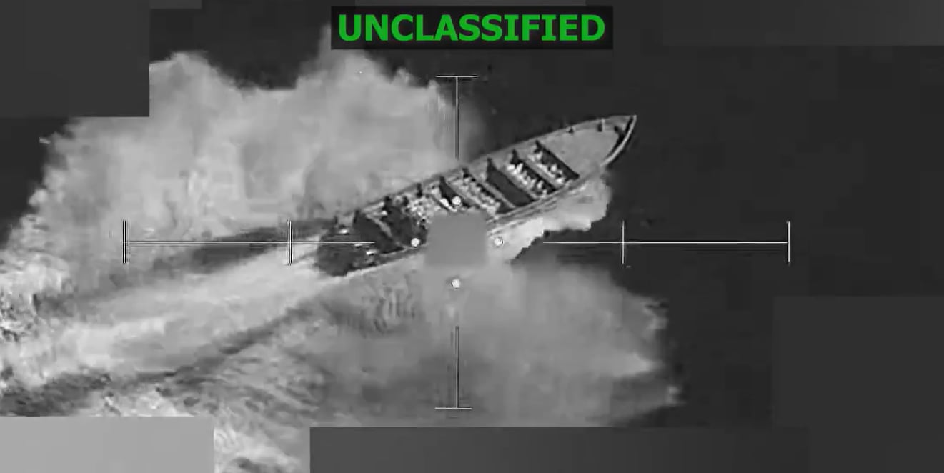 Nuevo ataque de Estados Unidos contra un barco acusado de narcotráfico en el Mar Caribe