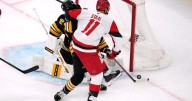 Pyotr Kochetkov makes 29 saves as Hurricanes beat Bruins 3