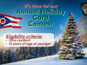 Ohio State Highway Patrol opens annual holiday card contest for kids